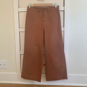 Madewell Emmett Wide-Leg Crop Pants | Size 27